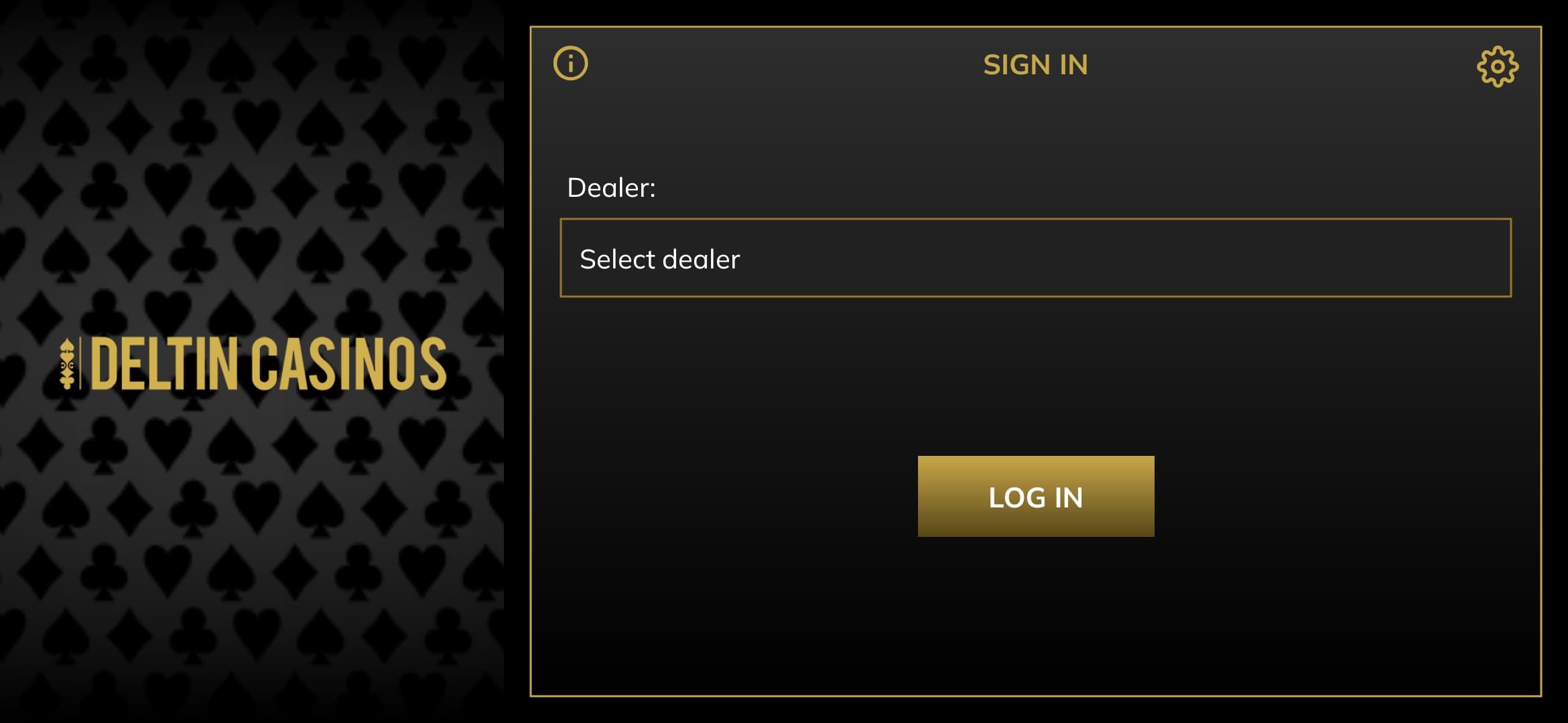 Deltin Cardroom – Casino Dealers App screenshot 1 - Application interface showing key features and user experience