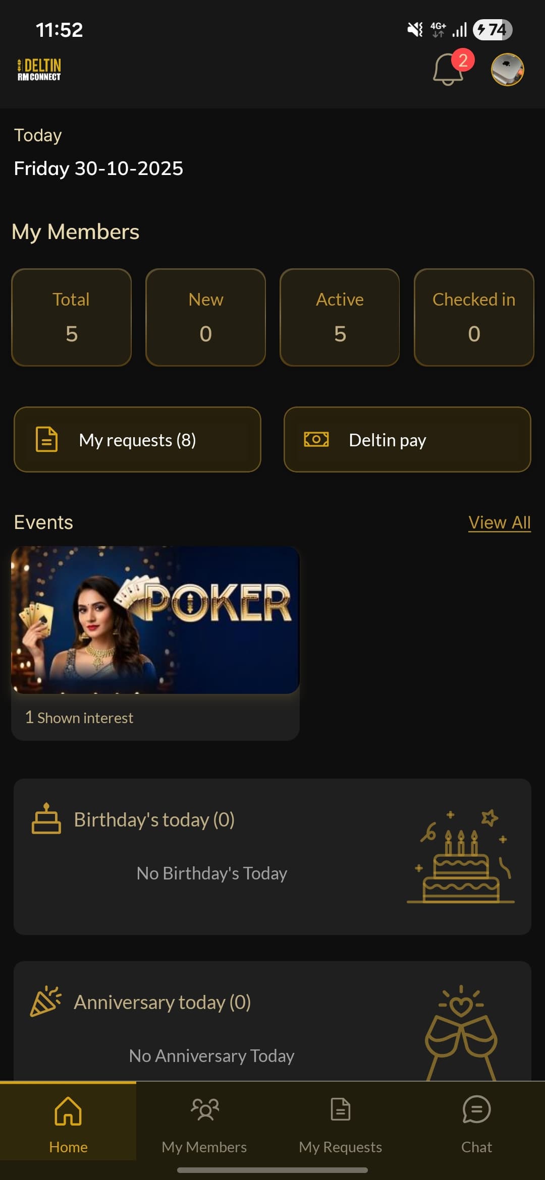 Deltin RM App screenshot 1 - Application interface showing key features and user experience