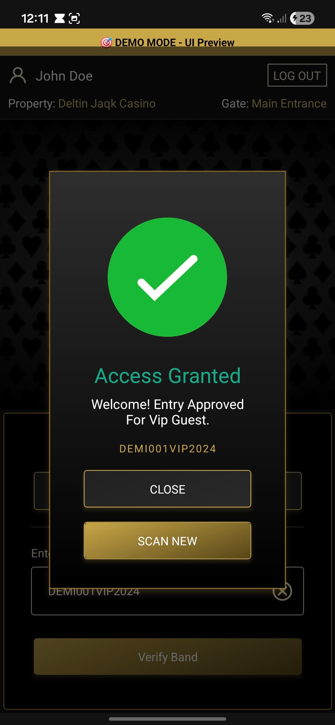 Deltin Gate Pass – Security App screenshot 5 - Application interface showing key features and user experience