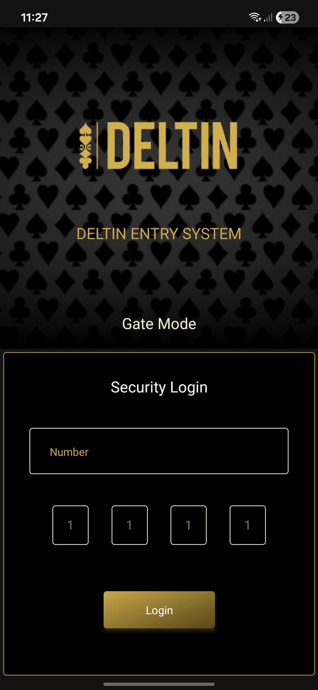 Deltin Gate Pass – Security App screenshot 1 - Application interface showing key features and user experience