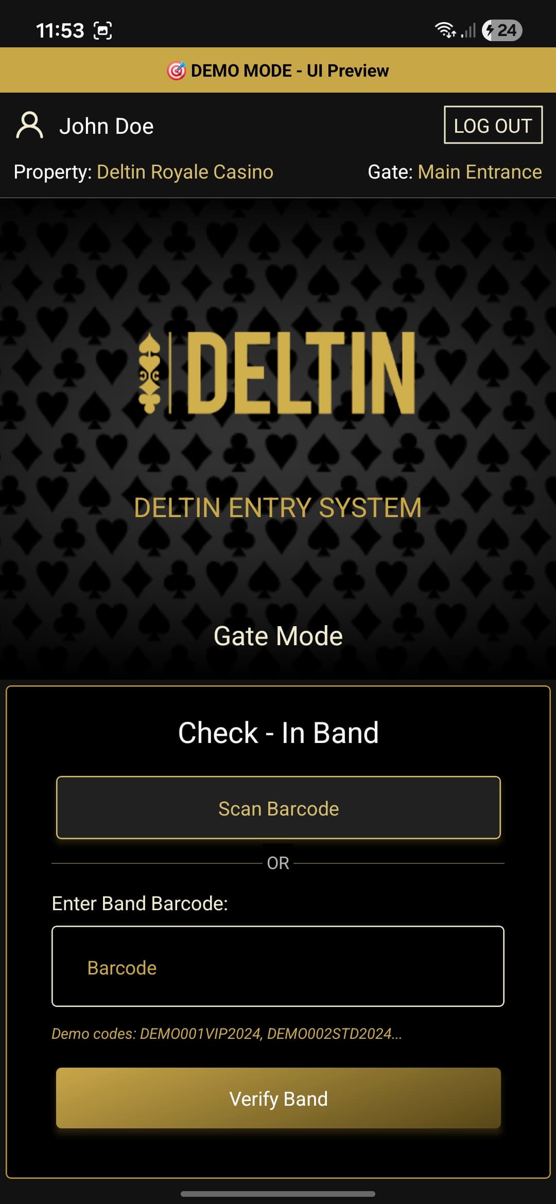 Deltin Gate Pass – Security App screenshot 3 - Application interface showing key features and user experience