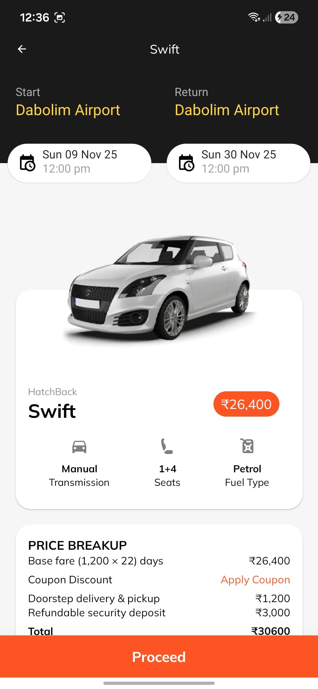 Goadrives – Self-Drive Car Rental App screenshot 6 - Application interface showing key features and user experience