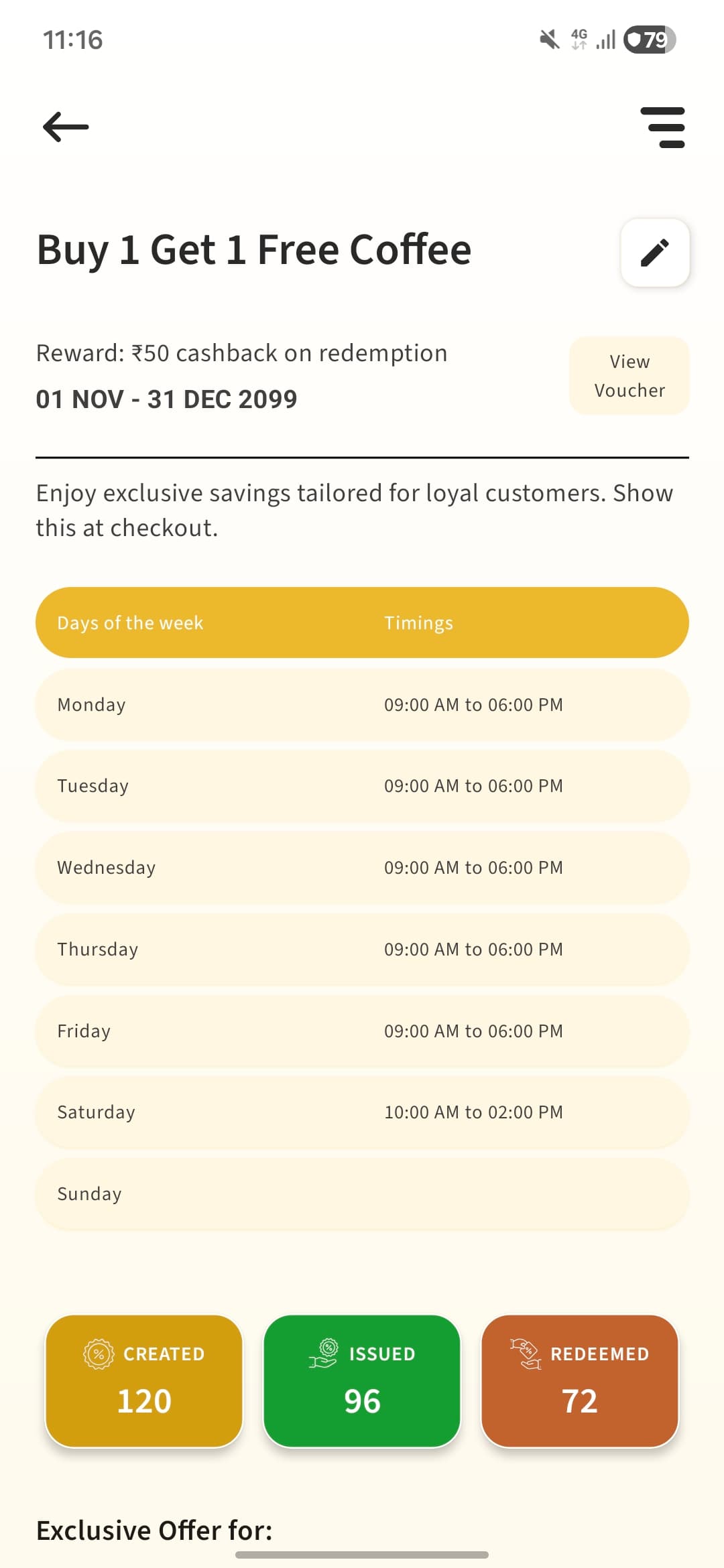 MrGoody – Business Offer & Voucher Management App screenshot 8 - Application interface showing key features and user experience