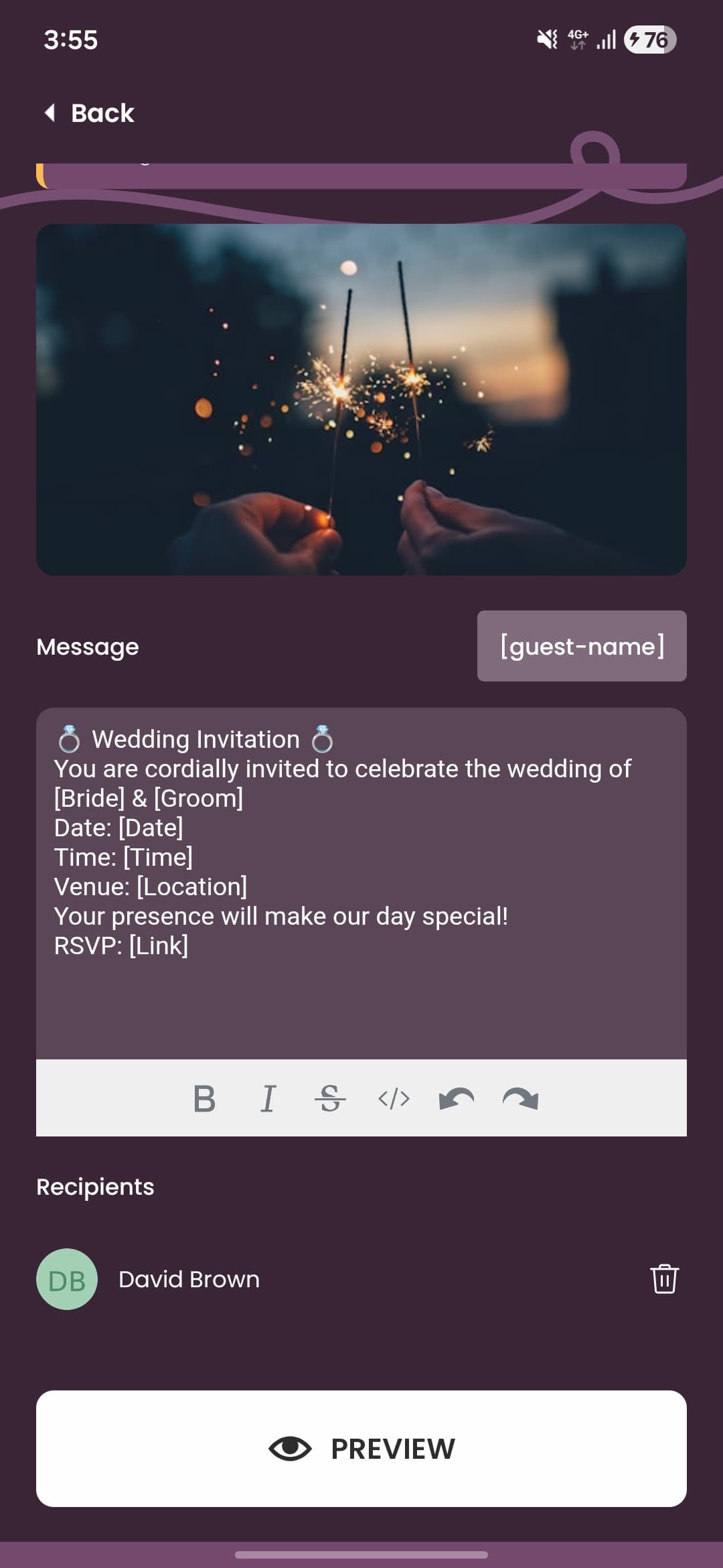 Planorama - B2C Event Planning & Management App screenshot 7 - Application interface showing key features and user experience