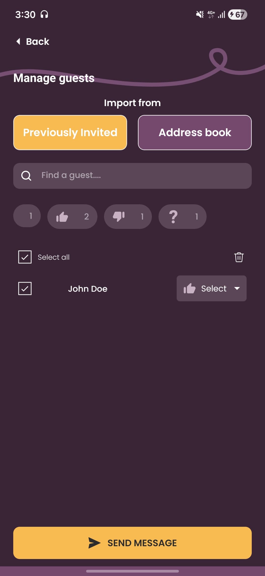 Planorama - B2C Event Planning & Management App screenshot 6 - Application interface showing key features and user experience