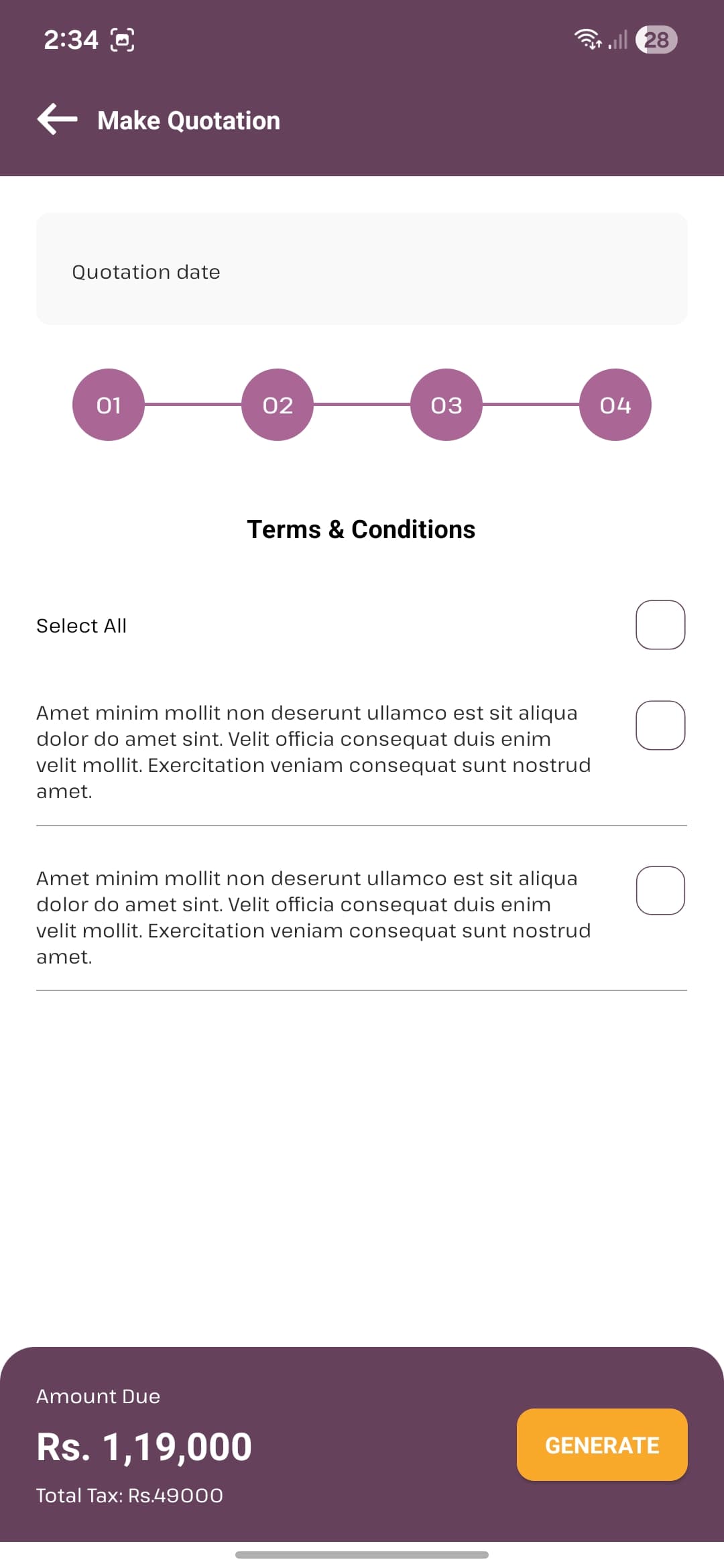 Professional Business Quotation Generator screenshot 8 - Application interface showing key features and user experience