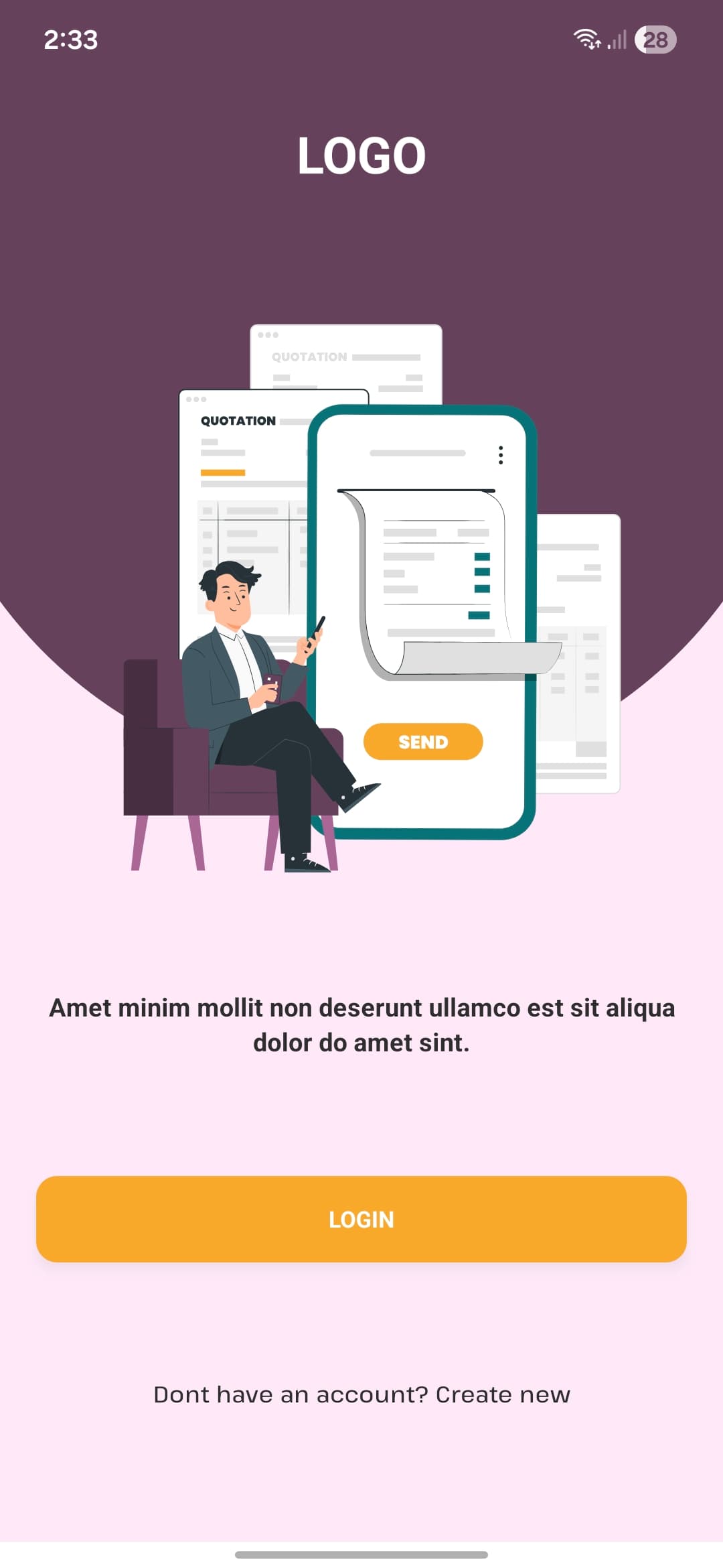 Professional Business Quotation Generator screenshot 1 - Application interface showing key features and user experience
