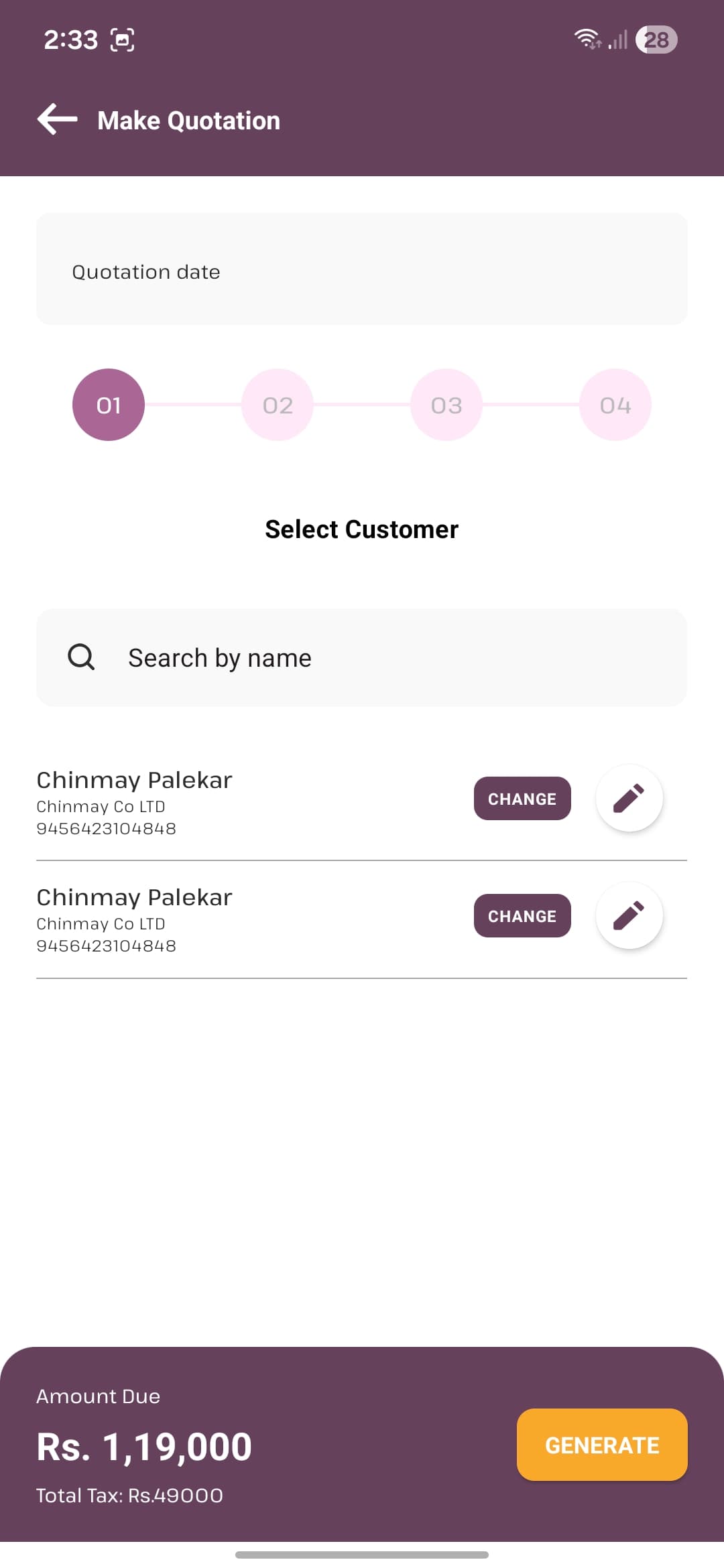 Professional Business Quotation Generator screenshot 5 - Application interface showing key features and user experience