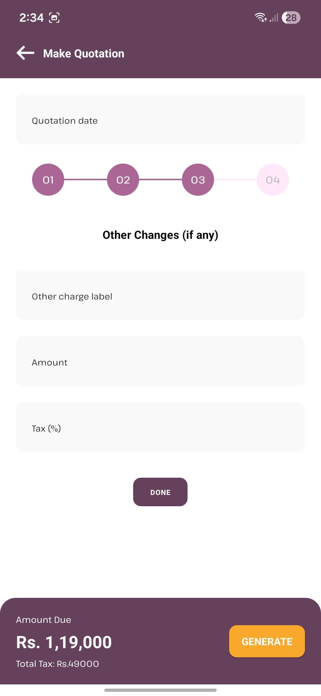 Professional Business Quotation Generator screenshot 7 - Application interface showing key features and user experience