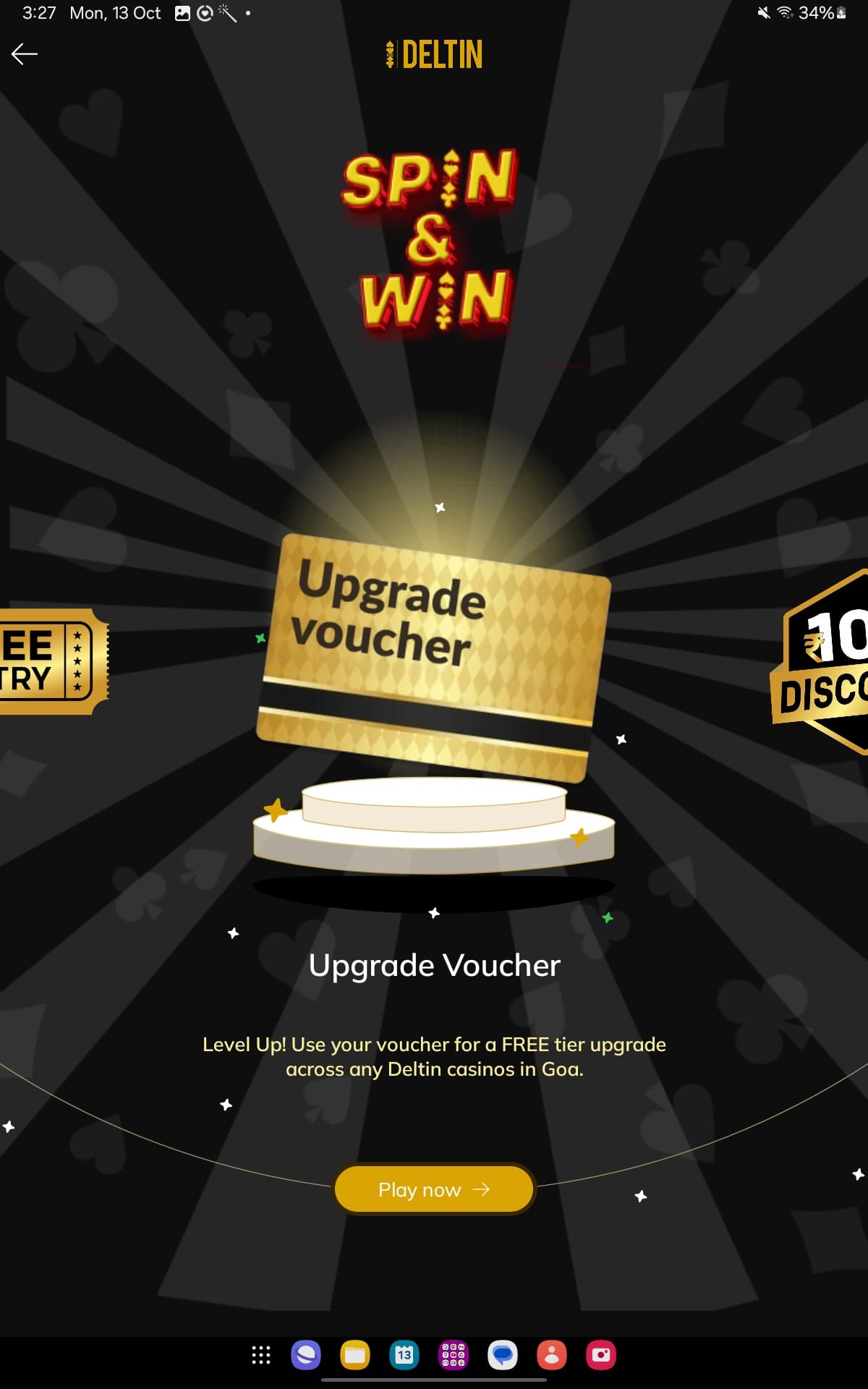 Deltin Spin – Customer Engagement App screenshot 3 - Application interface showing key features and user experience