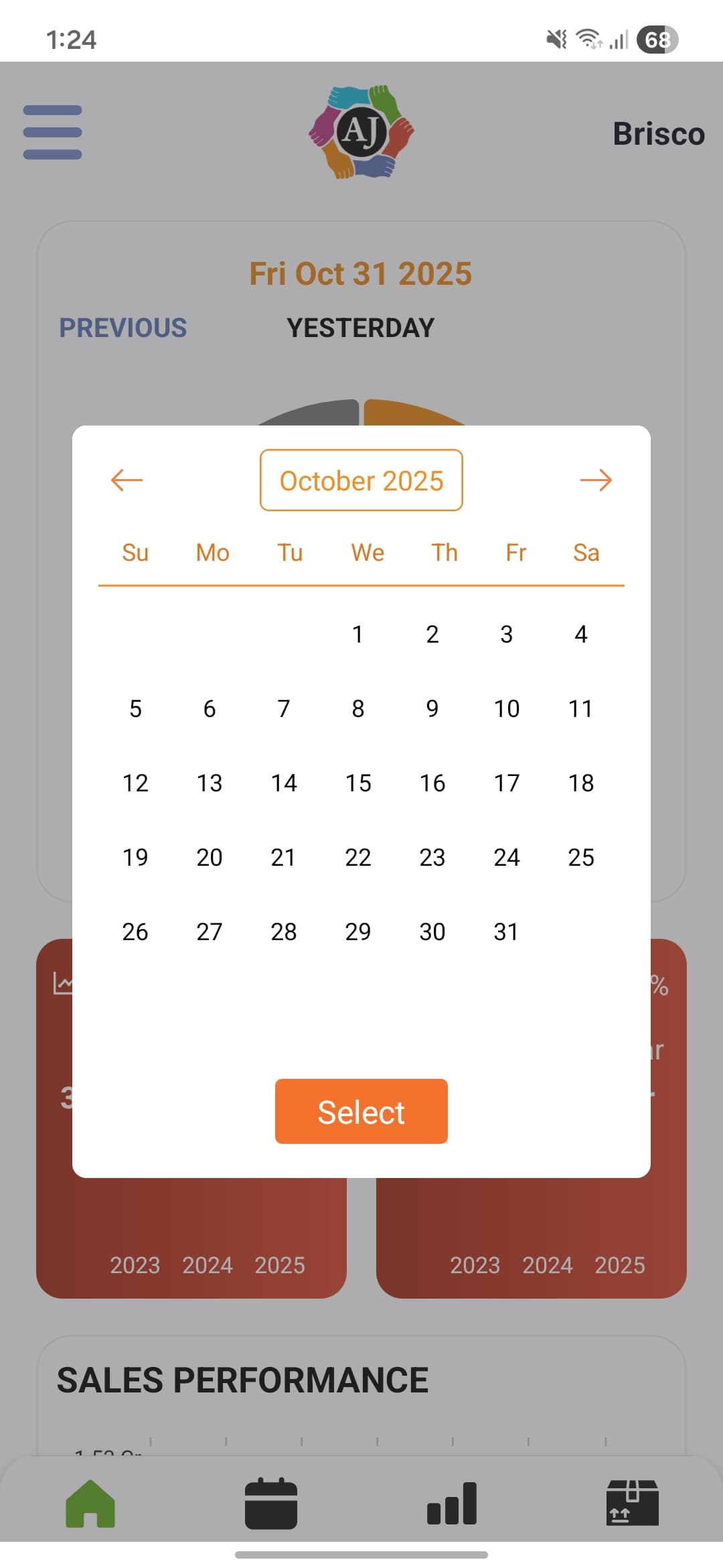 AJ – Supermarket Management App screenshot 4 - Application interface showing key features and user experience